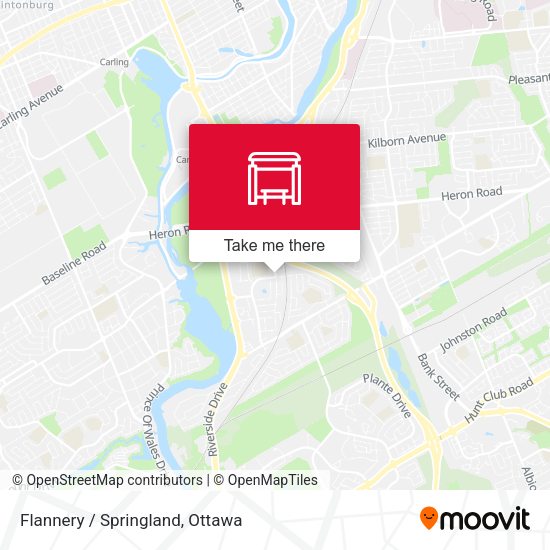 Flannery / Springland map