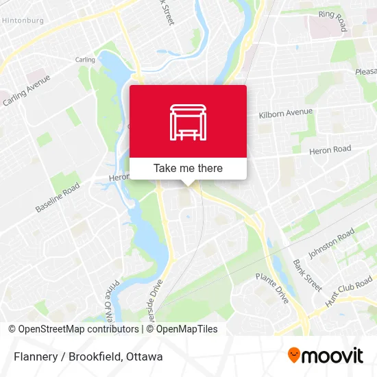 Flannery / Brookfield map