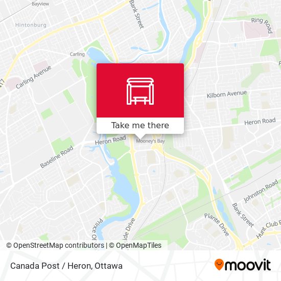 Canada Post / Heron map