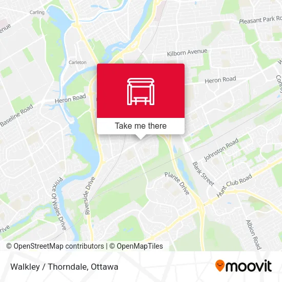 Walkley / Thorndale map