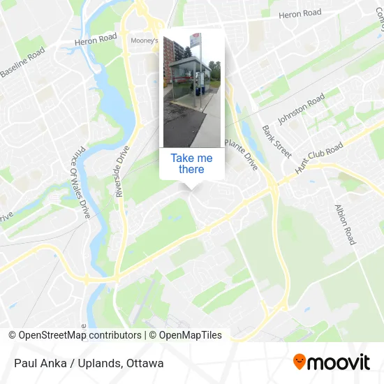Paul Anka / Uplands map