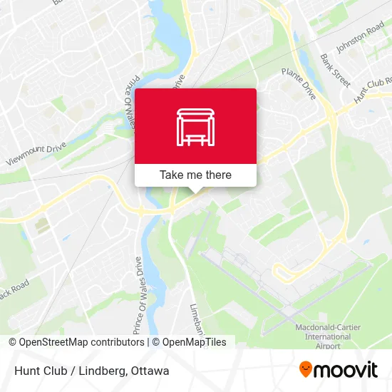 Hunt Club / Lindberg map