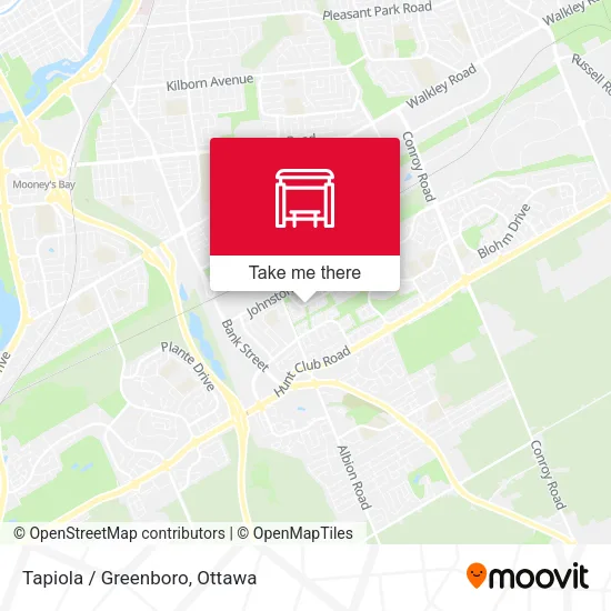 Tapiola / Greenboro map