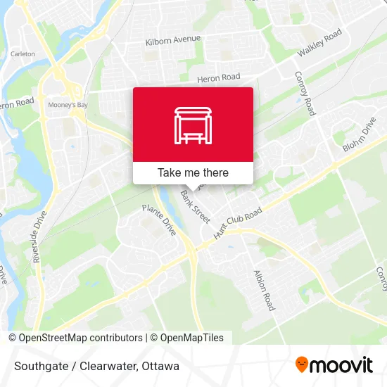 Southgate / Clearwater map