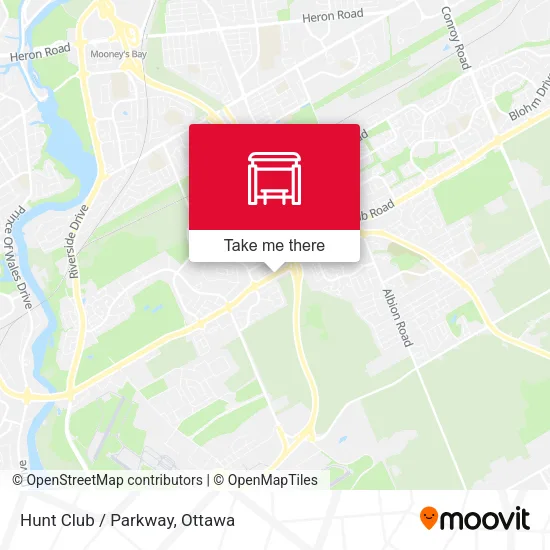 Hunt Club / Parkway map