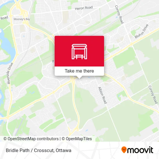 Bridle Path / Crosscut map