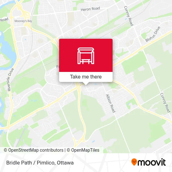 Bridle Path / Pimlico map