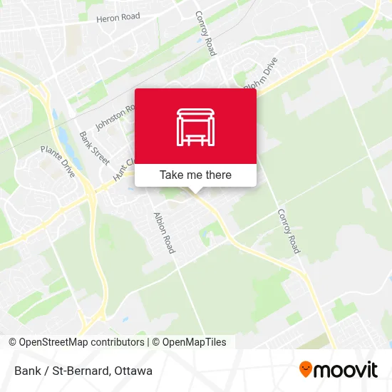 Bank / St-Bernard map