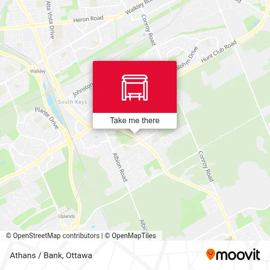 Athans / Bank map