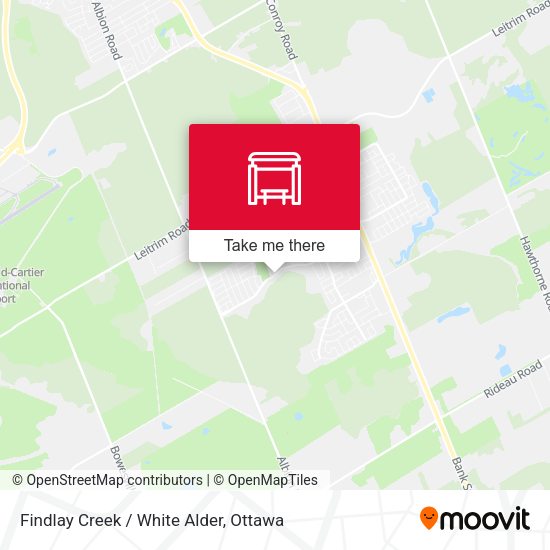 Findlay Creek / White Alder map