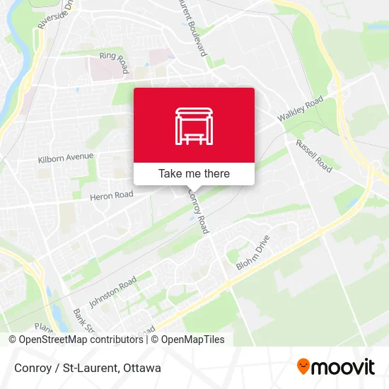 Conroy / St-Laurent map