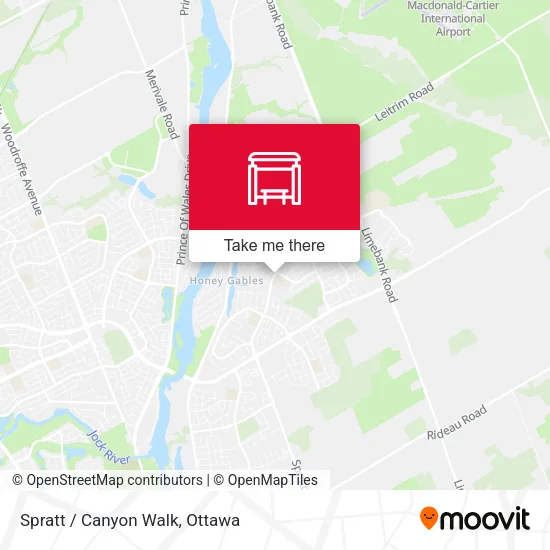 Spratt / Canyon Walk map