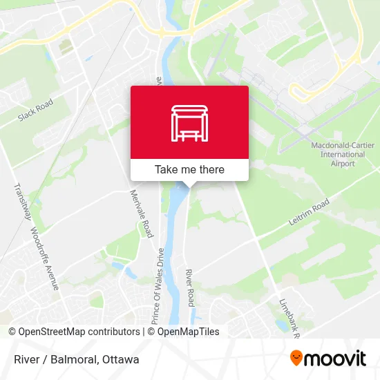 River / Balmoral map