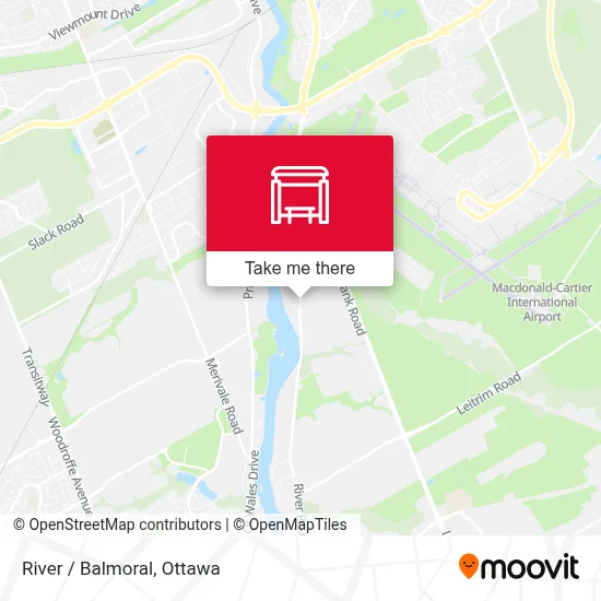 River / Balmoral map