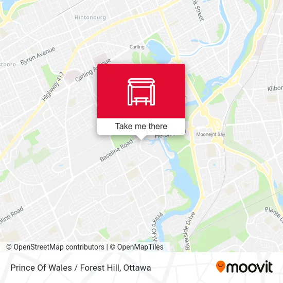 Prince Of Wales / Forest Hill map