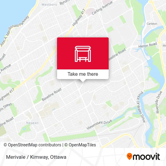 Merivale / Kimway map