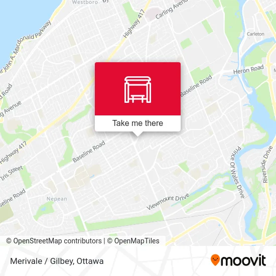 Merivale / Gilbey map