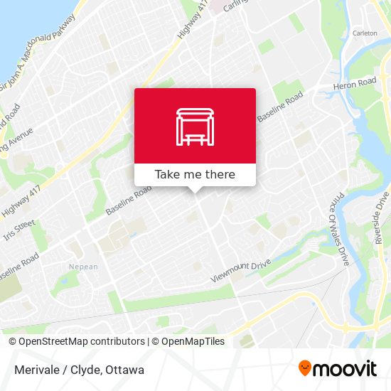 Merivale / Clyde map