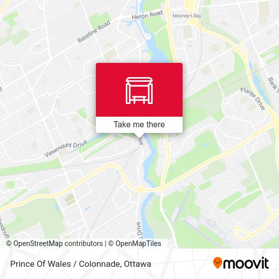 Prince Of Wales / Colonnade map