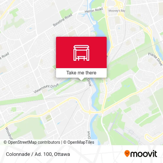 Colonnade / Ad. 100 map