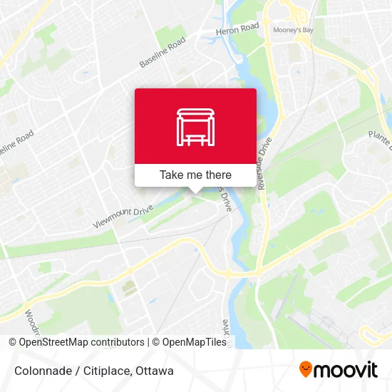 Colonnade / Citiplace map