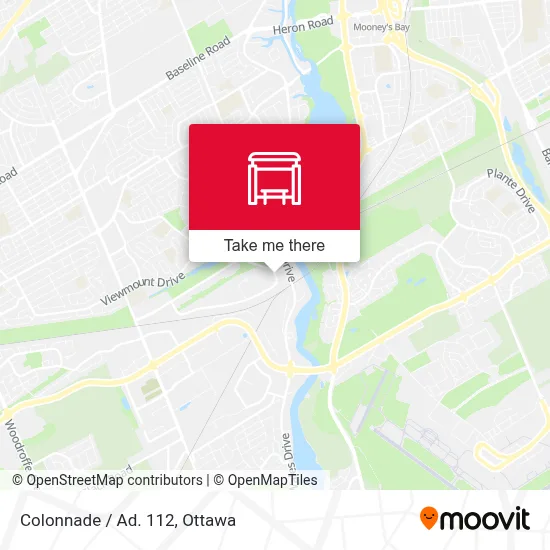 Colonnade / Ad. 112 map