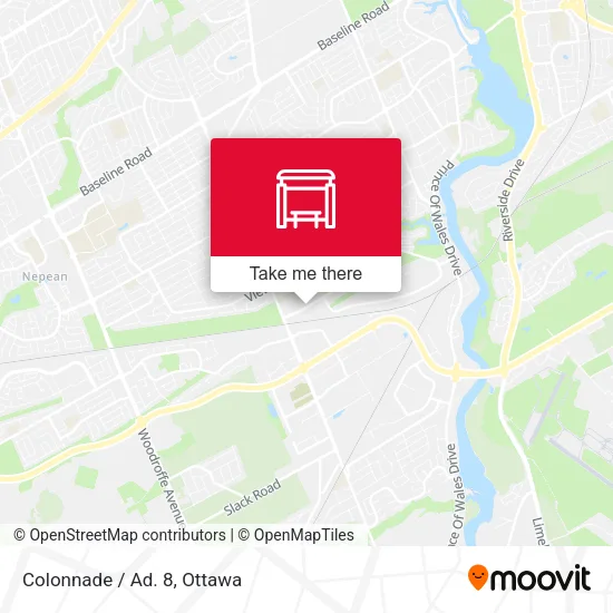Colonnade / Ad. 8 map