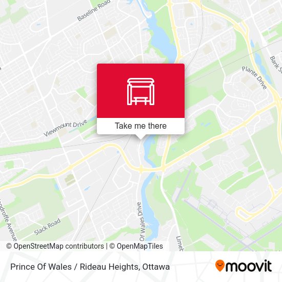 Prince Of Wales / Rideau Heights map