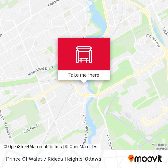 Prince Of Wales / Rideau Heights map