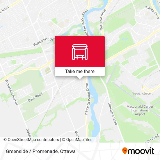 Greenside / Promenade map