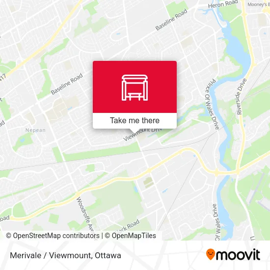 Merivale / Viewmount map