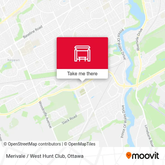 Merivale / West Hunt Club map