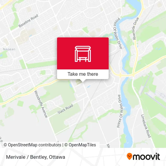 Merivale / Bentley map