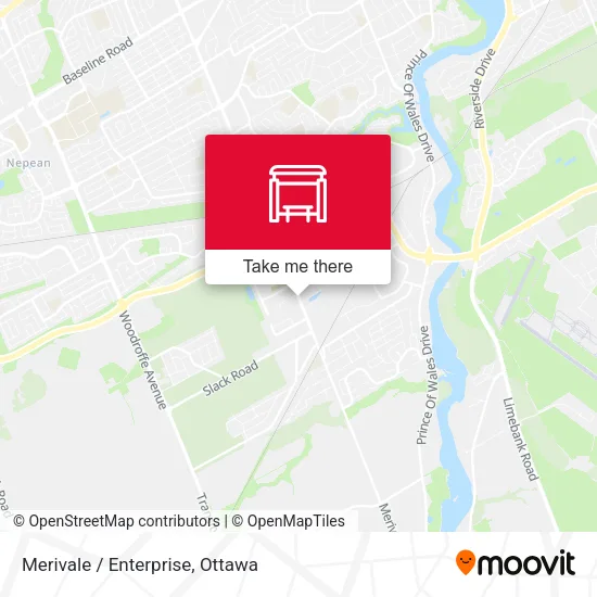 Merivale / Enterprise map