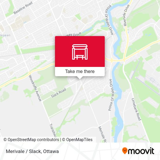 Merivale / Slack map