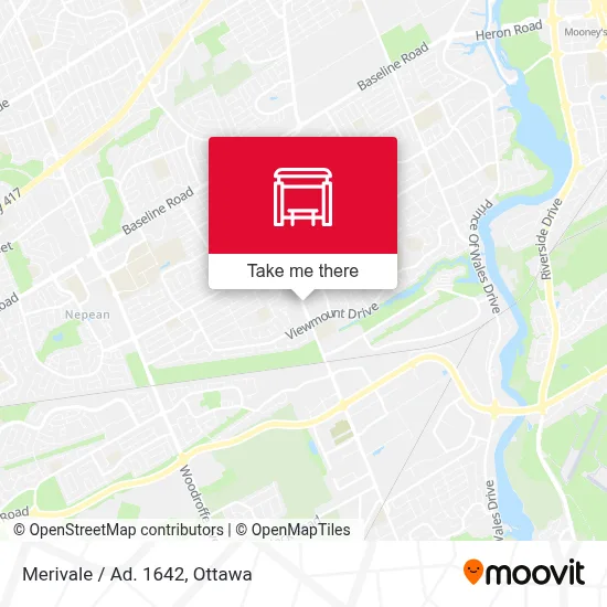 Merivale / Ad. 1642 map