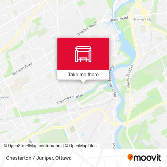 Chesterton / Juniper map