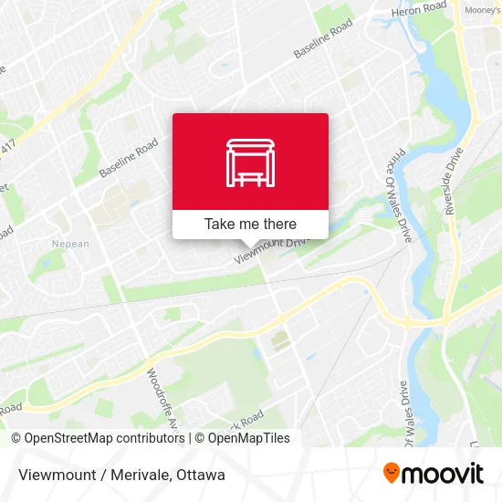 Viewmount / Merivale map