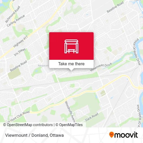 Viewmount / Donland map