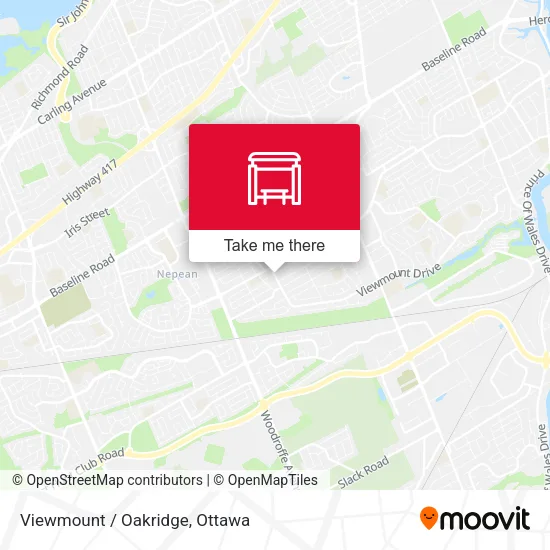 Viewmount / Oakridge map