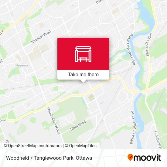 Woodfield / Tanglewood Park map