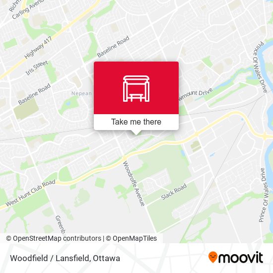 Woodfield / Lansfield map