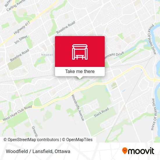 Woodfield / Lansfield map