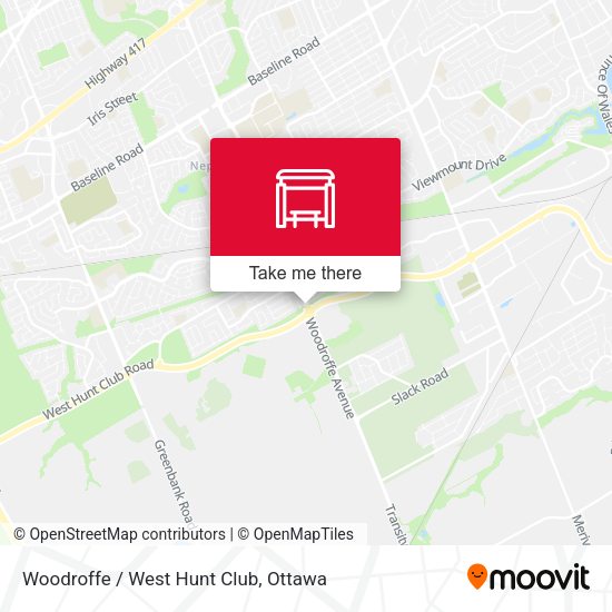 Woodroffe / West Hunt Club map