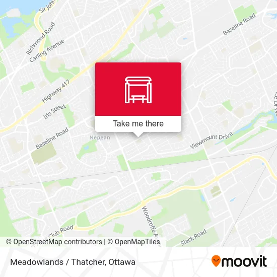 Meadowlands / Thatcher map
