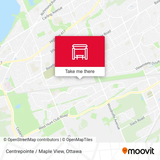 Centrepointe / Maple View map