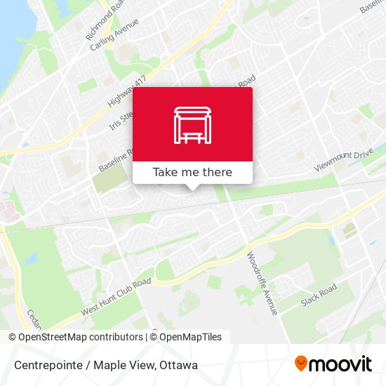 Centrepointe / Maple View map