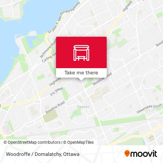 Woodroffe / Domalatchy map