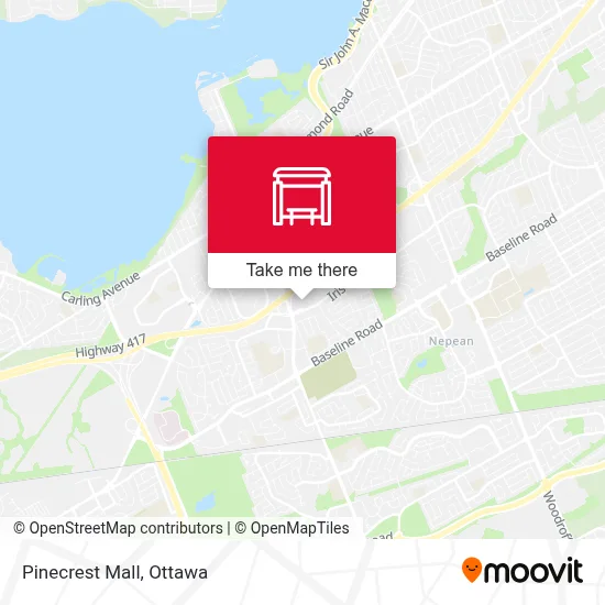 Pinecrest Mall map