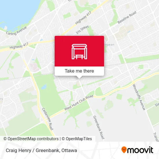 Craig Henry / Greenbank map